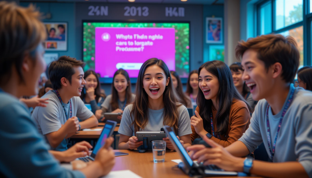 Online Classroom Video Call with Whiteboard