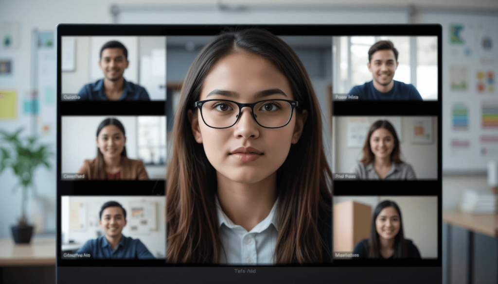 Collaboration in an online degree program.